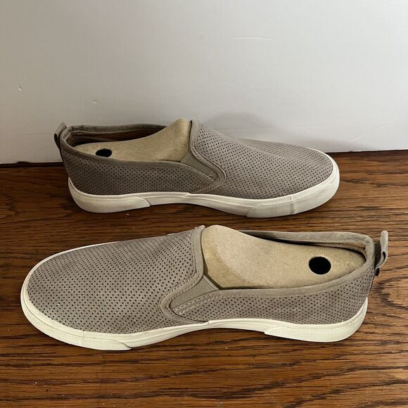 Tommy Bahama Loafers Perforated Taupe Women's 8.5 Boat Shoes Sneakers Neutrals - Picture 6 of 10